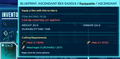 Rex Saddle Blueprint