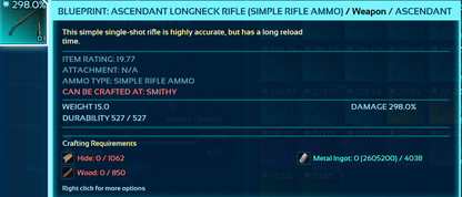 Blueprint: Longneck Rifle
