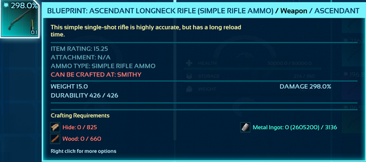 Blueprint: Longneck Rifle