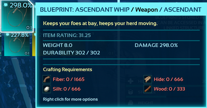 Whip Blueprint Bp's
