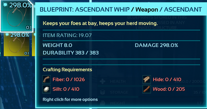 Whip Blueprint Bp's