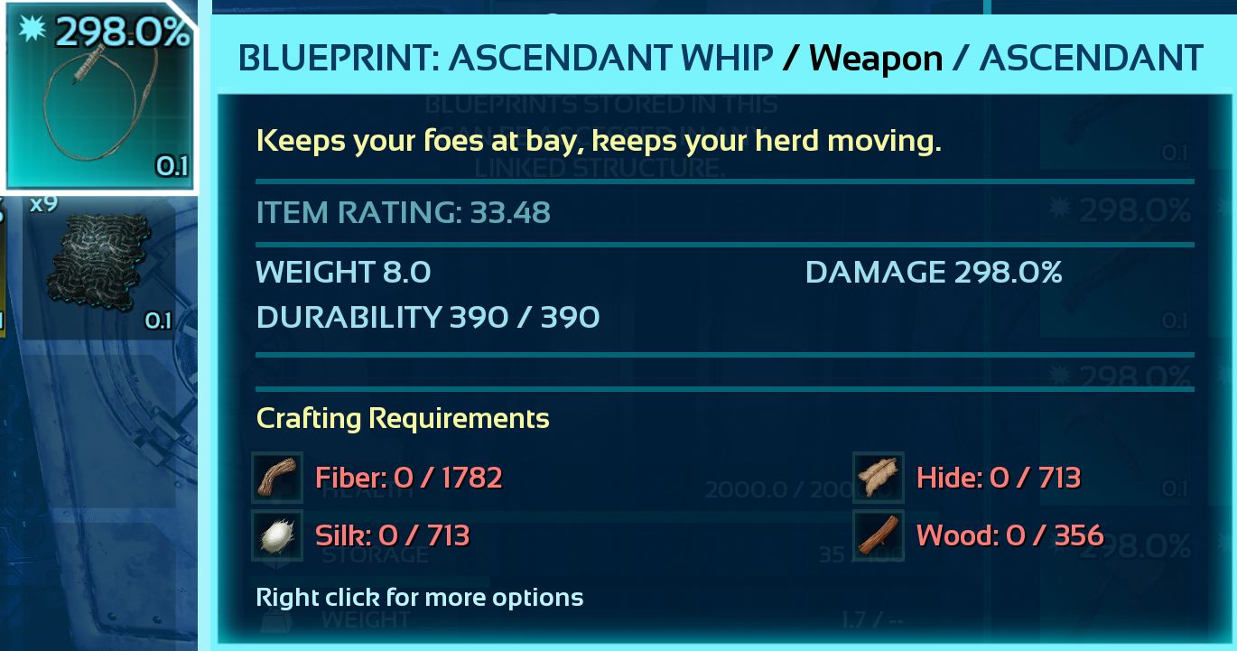 Whip Blueprint Bp's
