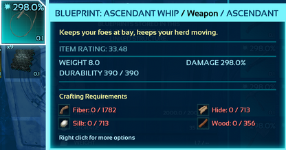 Whip Blueprint Bp's