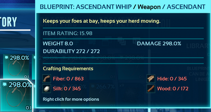 Whip Blueprint Bp's