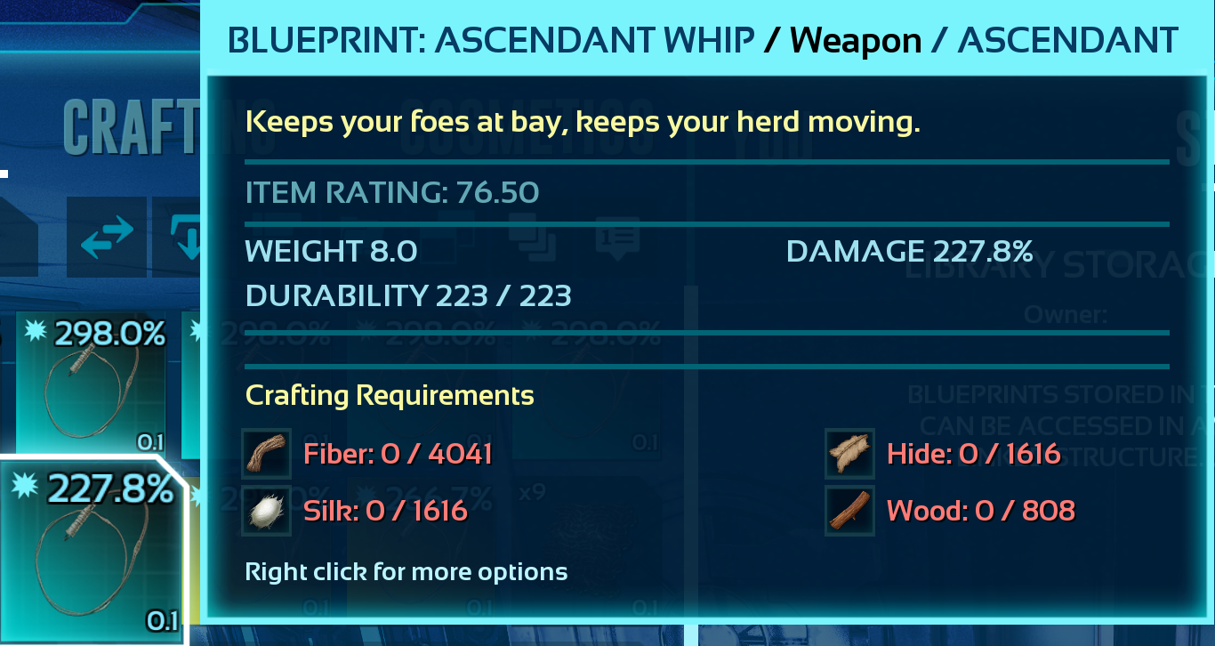 Whip Blueprint Bp's