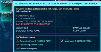Blueprint: Pump-Action Shotgun