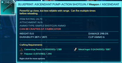 Blueprint: Pump-Action Shotgun