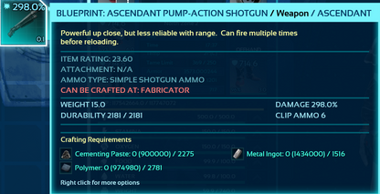 Blueprint: Pump-Action Shotgun