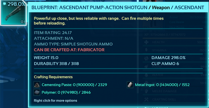 Blueprint: Pump-Action Shotgun