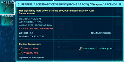 Blueprint: CrossBow