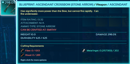 Blueprint: CrossBow