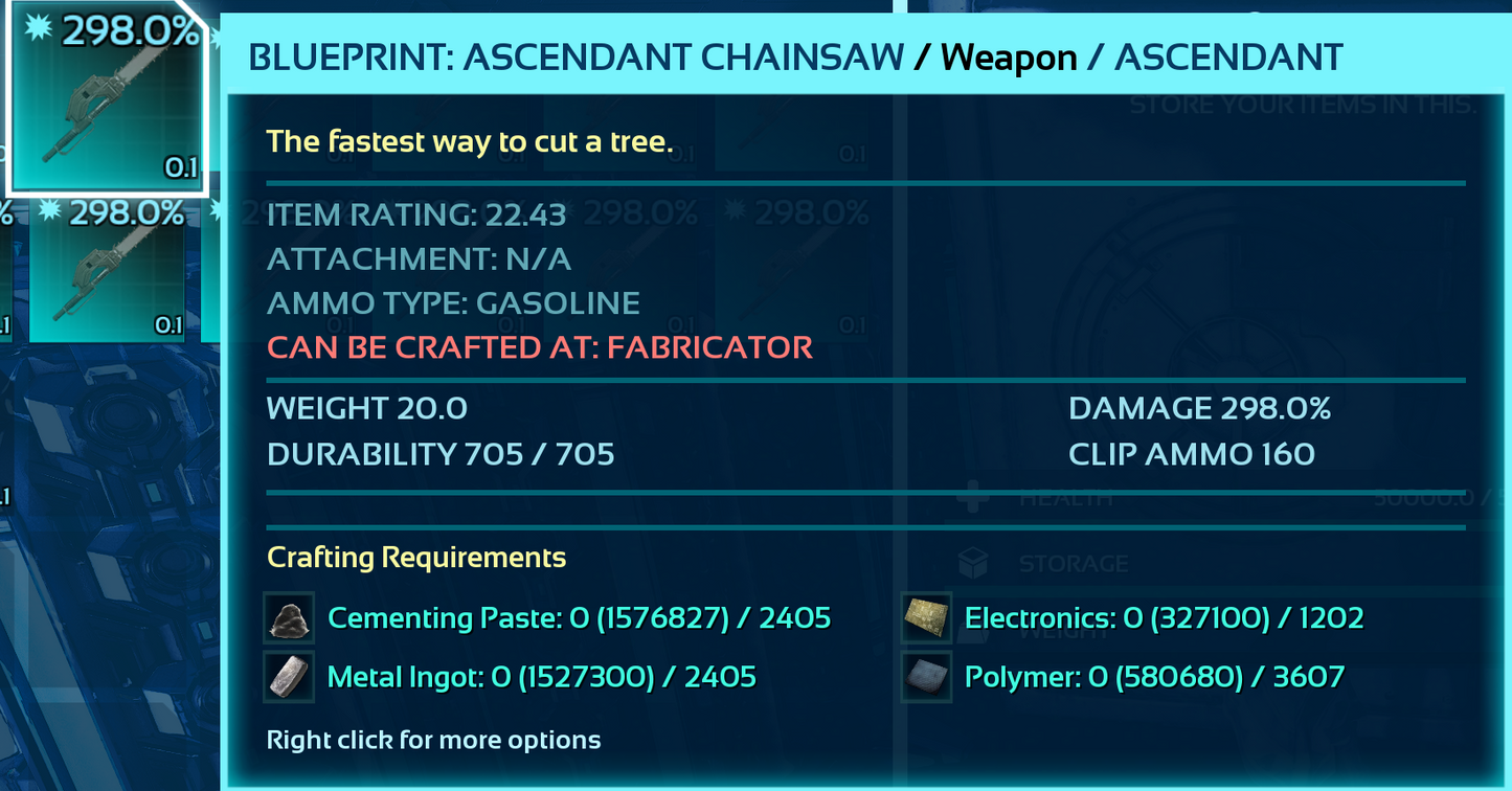 Chainsaw Blueprint