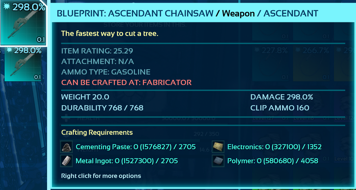 Chainsaw Blueprint