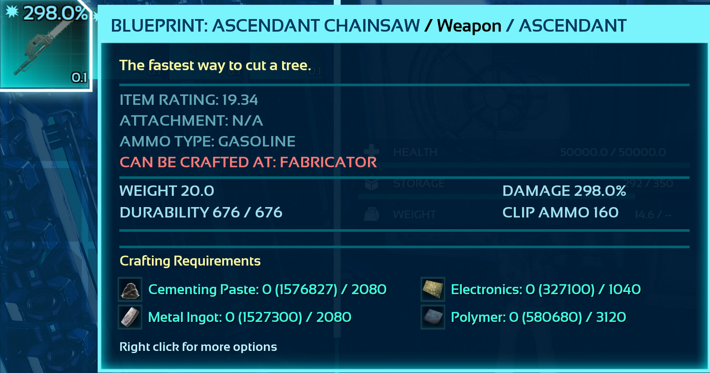 Chainsaw Blueprint