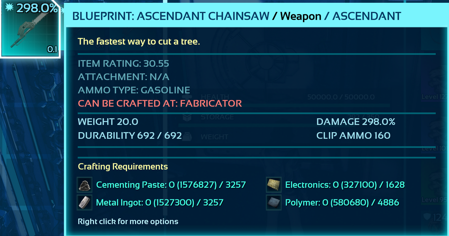 Chainsaw Blueprint