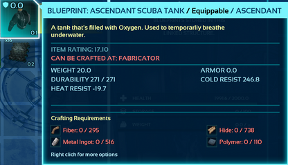 Scuba Blueprint
