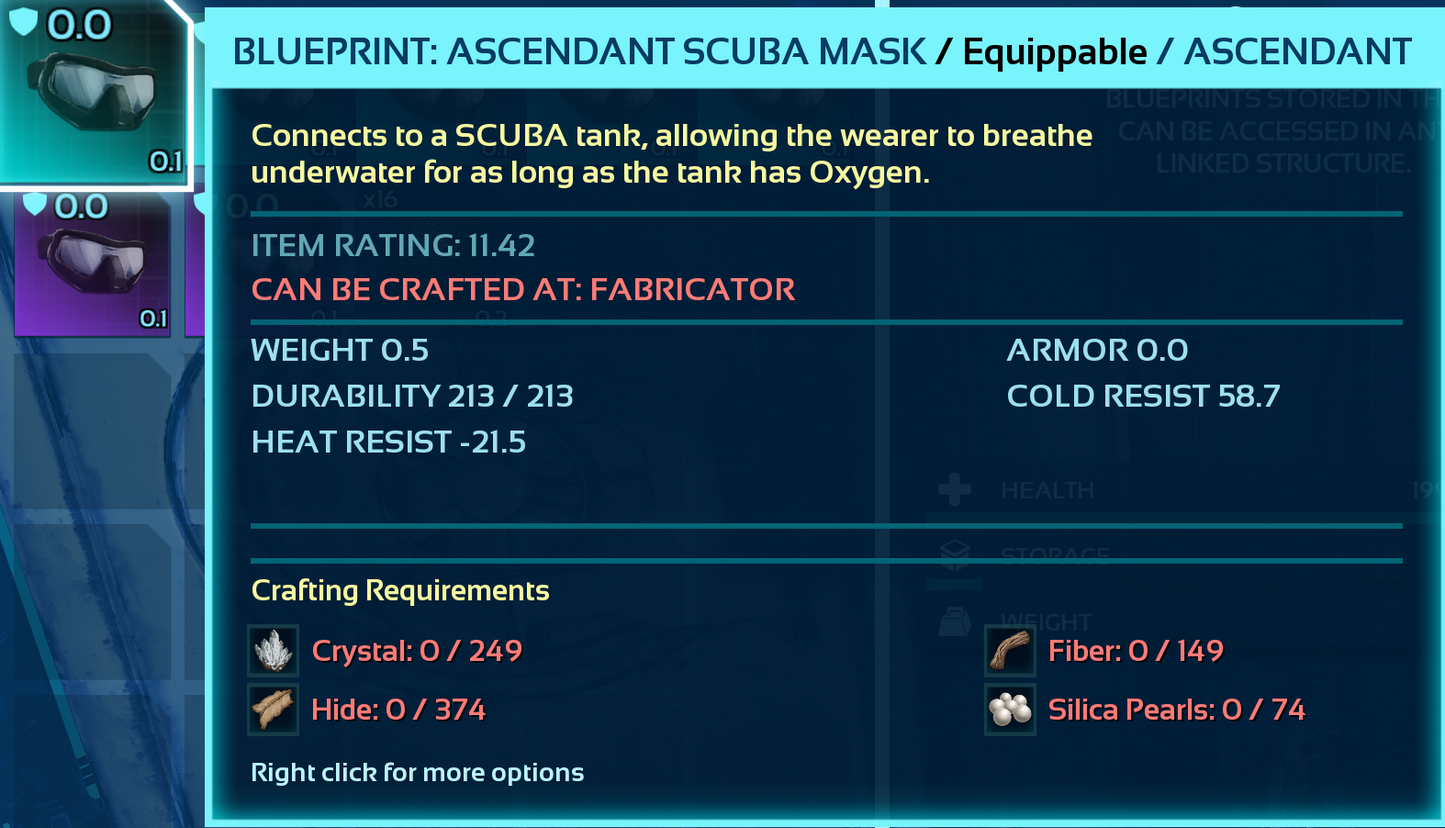 Scuba Blueprint