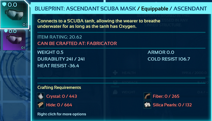 Scuba Blueprint