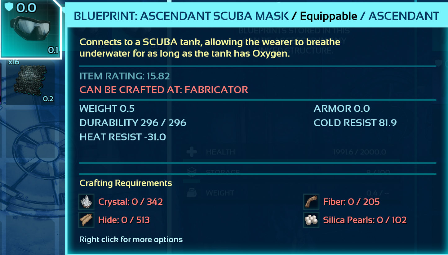 Scuba Blueprint
