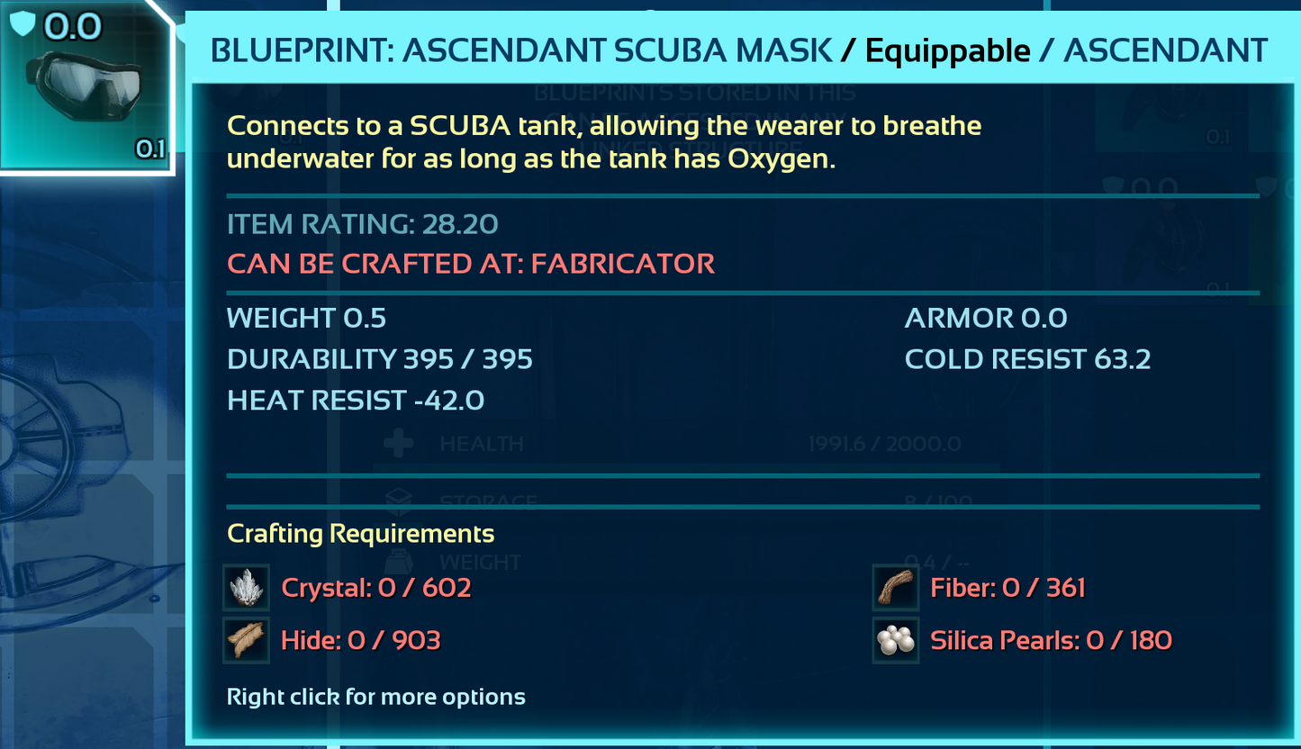 Scuba Blueprint