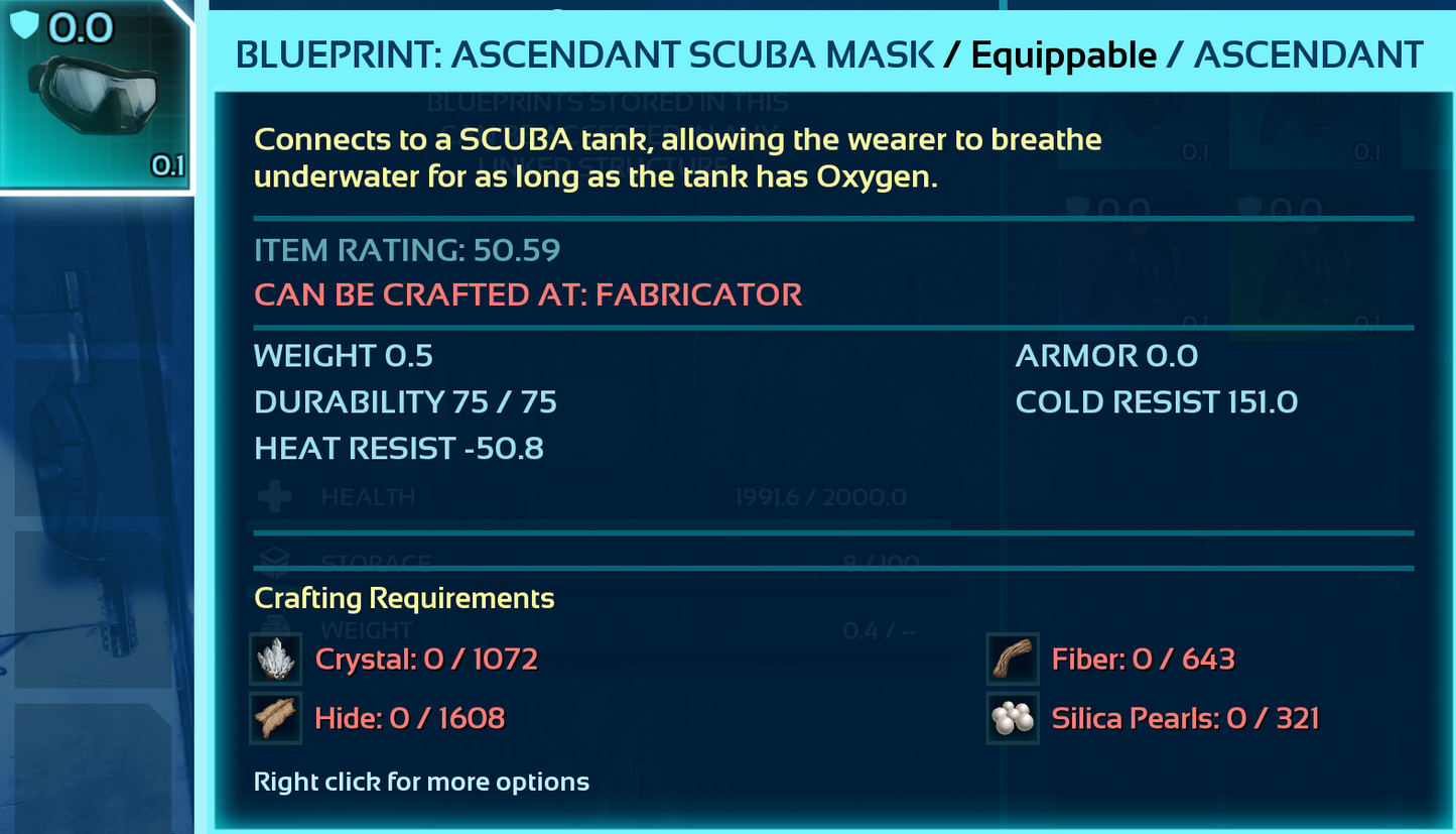Scuba Blueprint