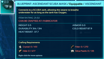 Scuba Blueprint