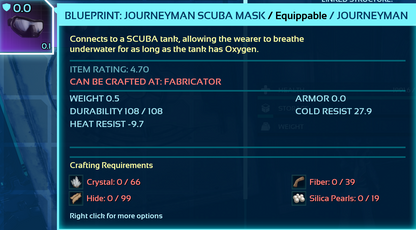 Scuba Blueprint