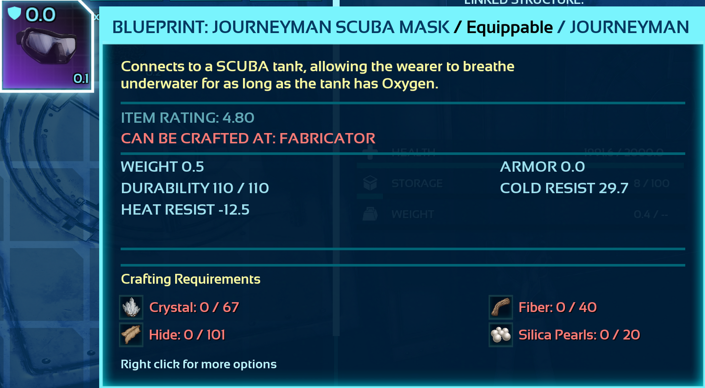 Scuba Blueprint