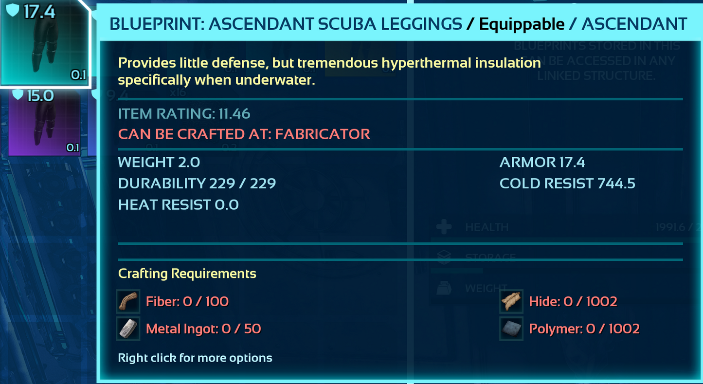 Scuba Blueprint