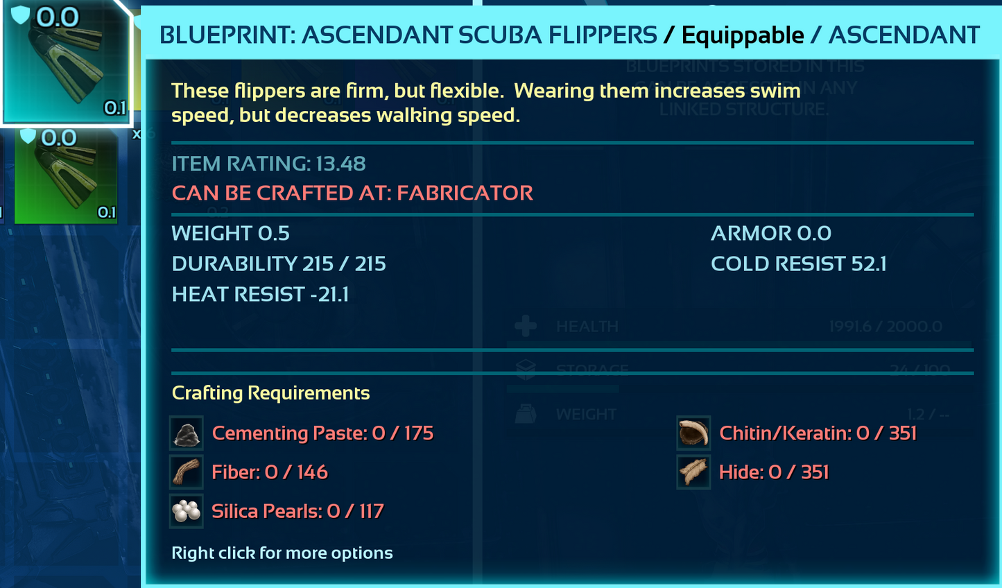 Scuba Blueprint