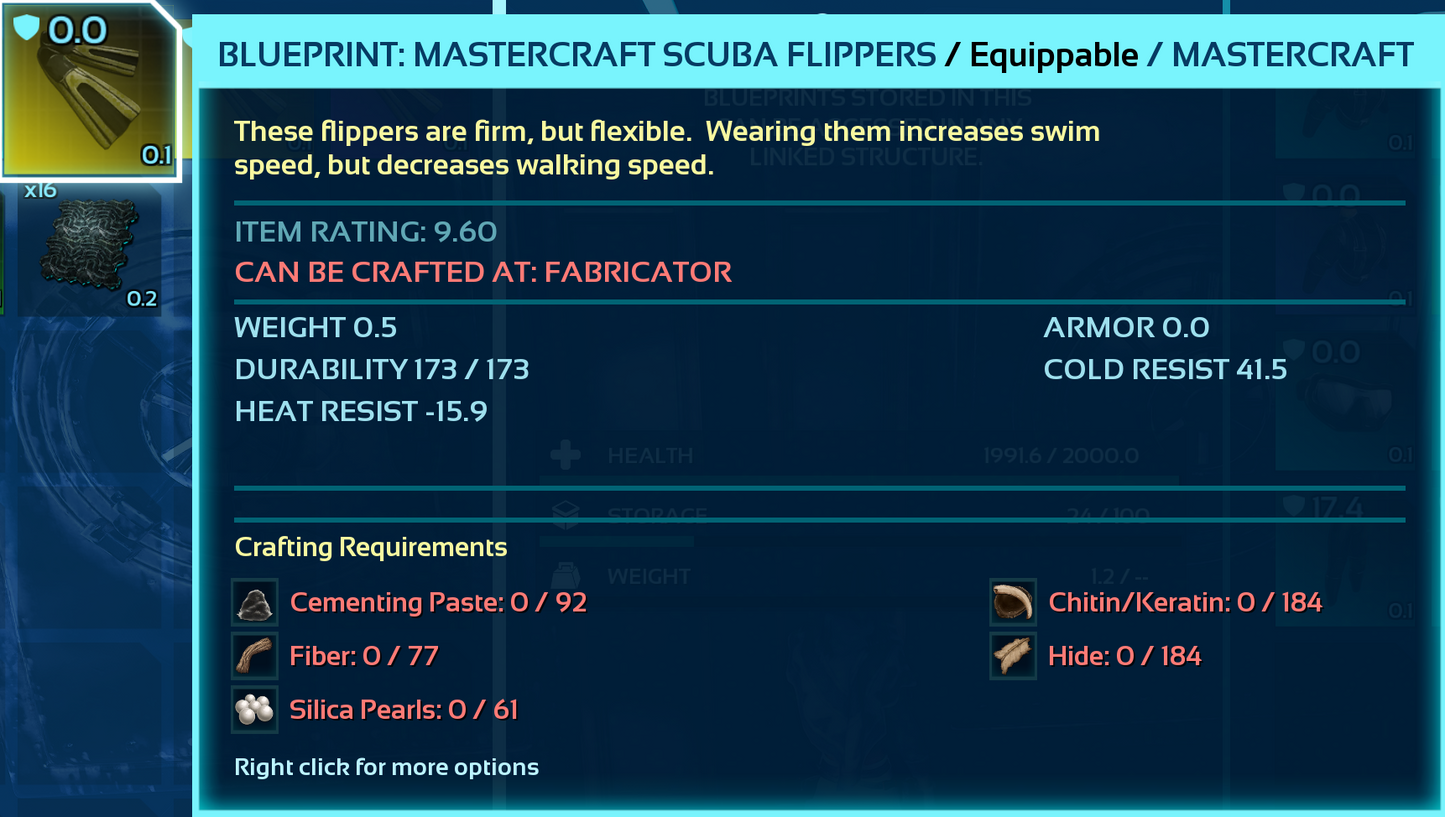 Scuba Blueprint
