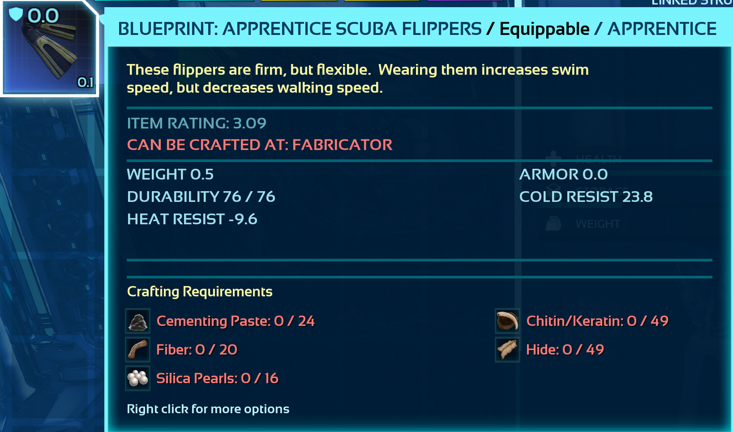 Scuba Blueprint