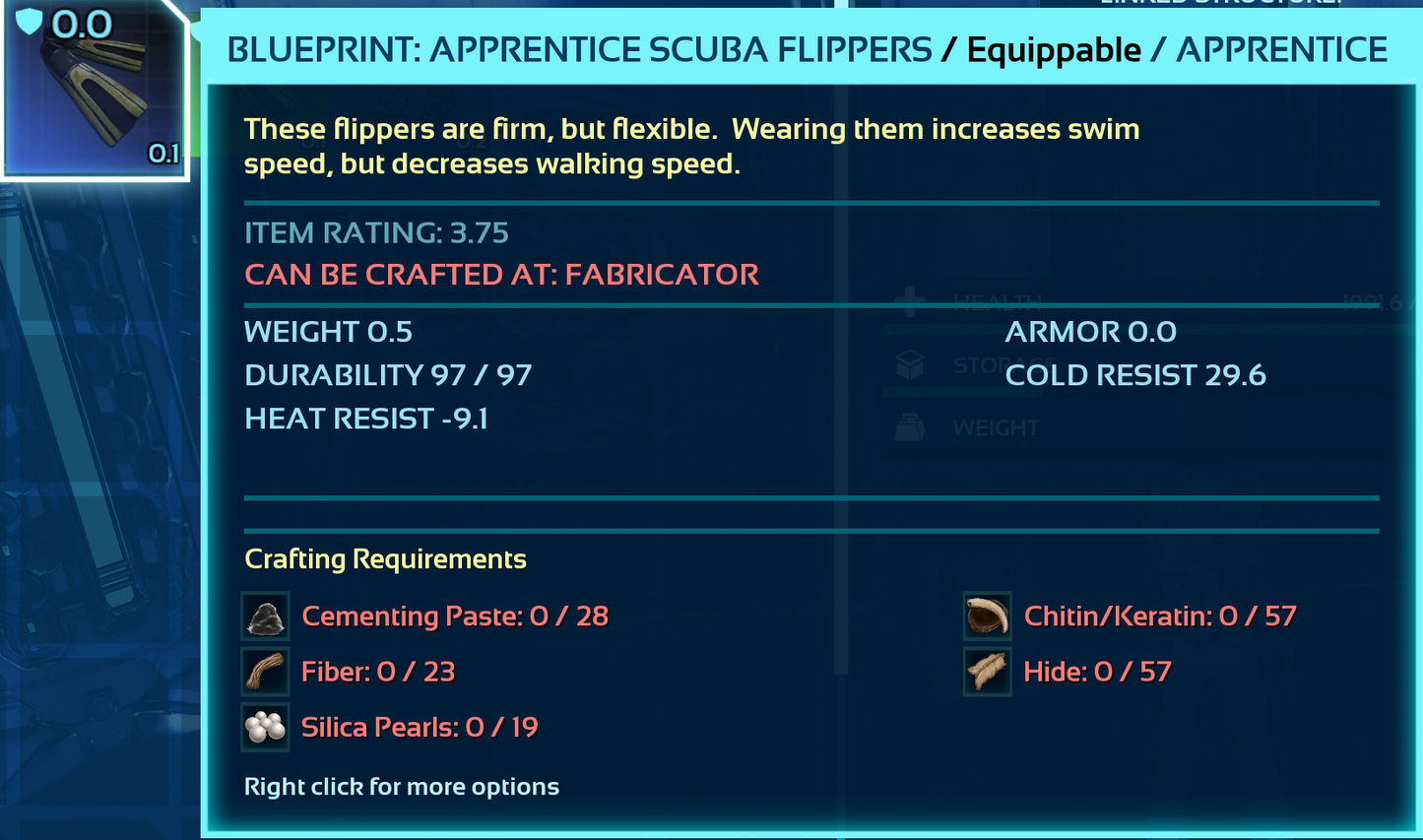 Scuba Blueprint