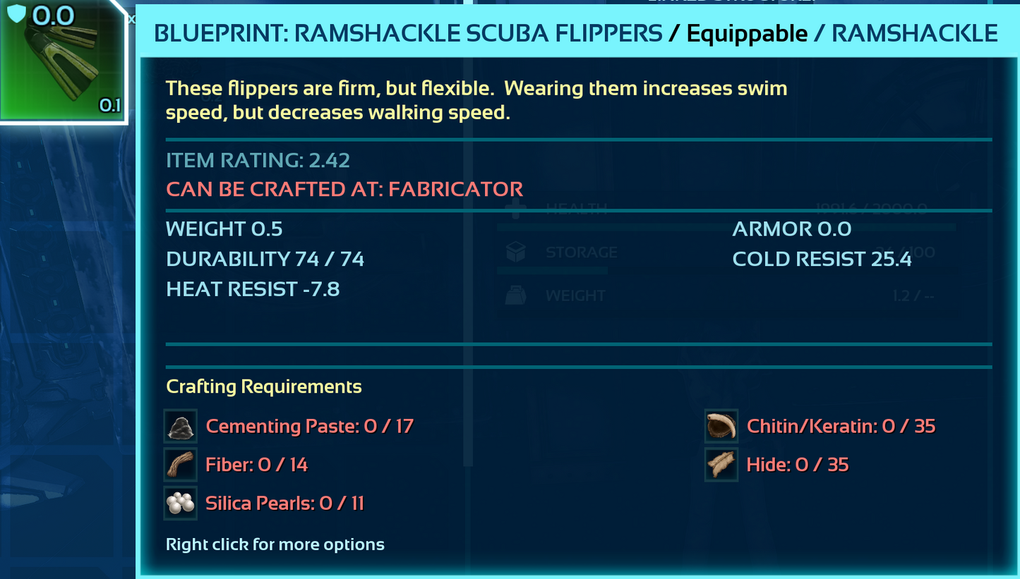 Scuba Blueprint