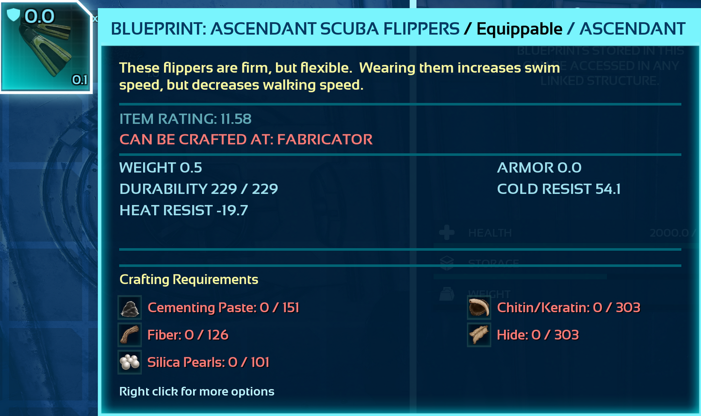 Scuba Blueprint
