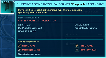Scuba Blueprint