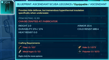 Scuba Blueprint
