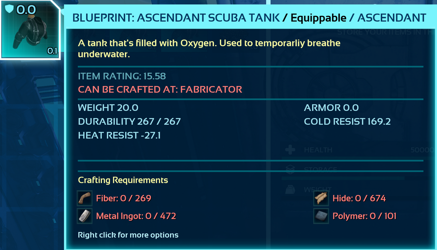 Scuba Blueprint