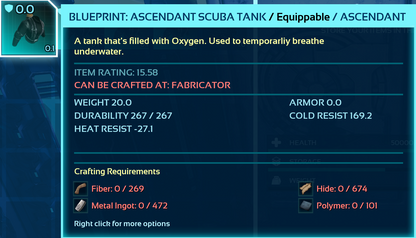 Scuba Blueprint