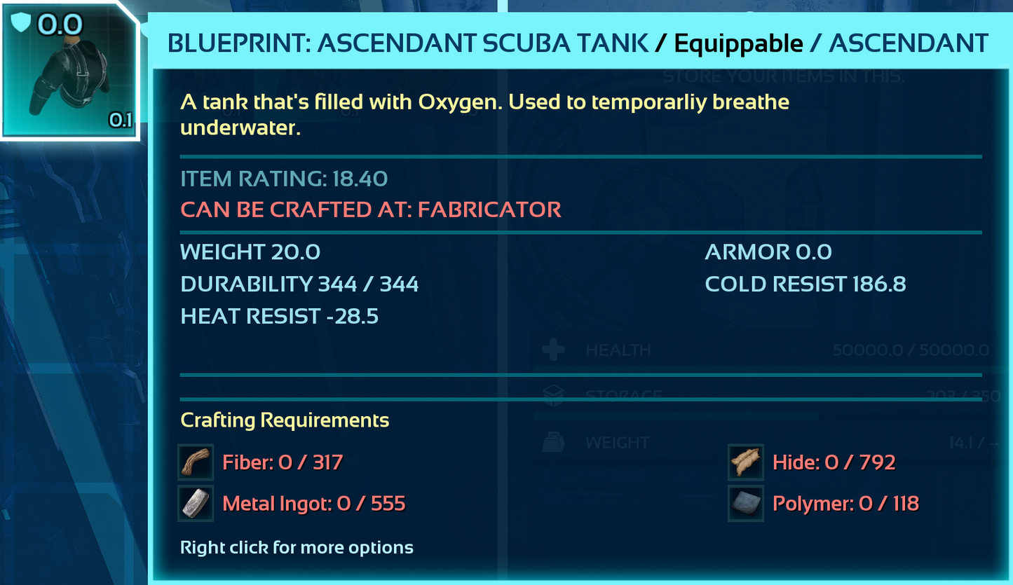 Scuba Blueprint