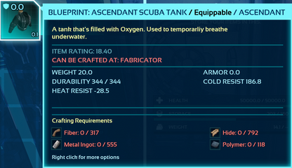 Scuba Blueprint