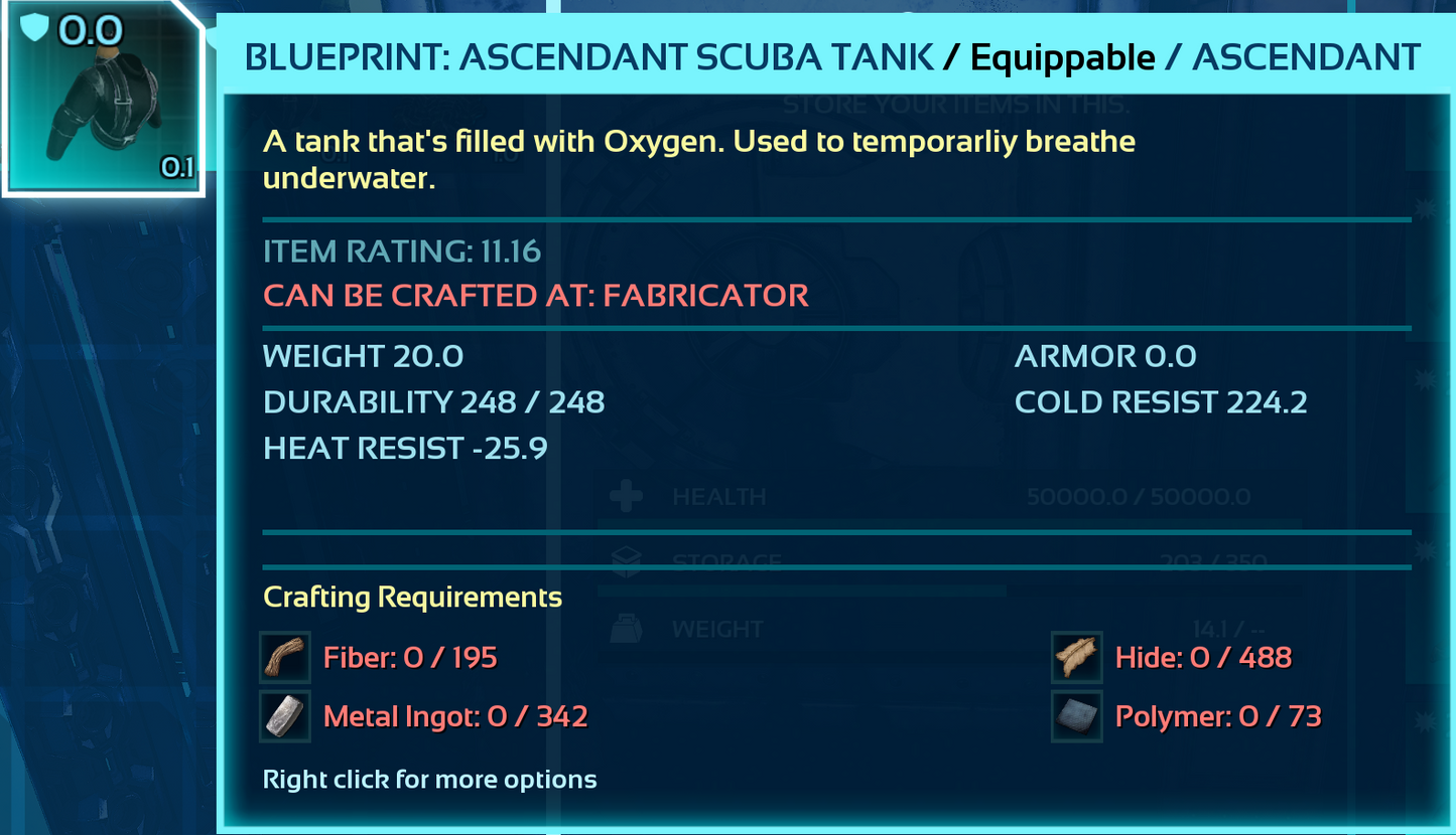Scuba Blueprint