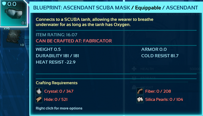 Scuba Blueprint