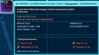 Scuba Blueprint