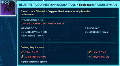 Scuba Blueprint