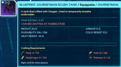 Scuba Blueprint