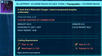 Scuba Blueprint