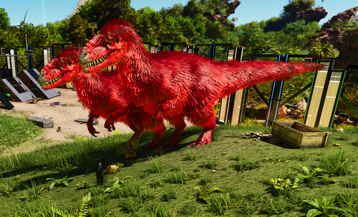 Yutyrannus / Yuty - Boss Fighter / High lvl Stats - Solid Red Id 1