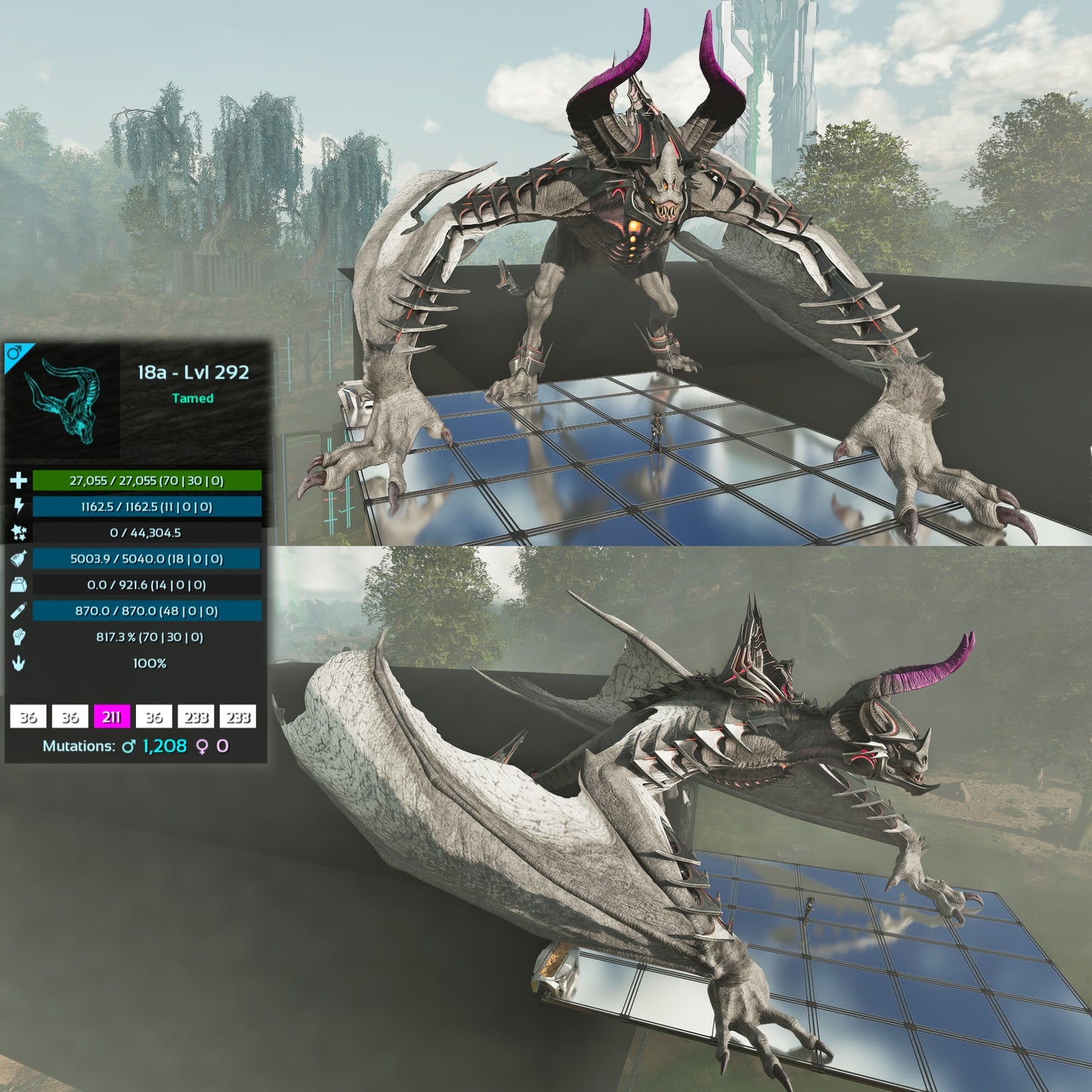 Gigadesmodus Adults best Stats include