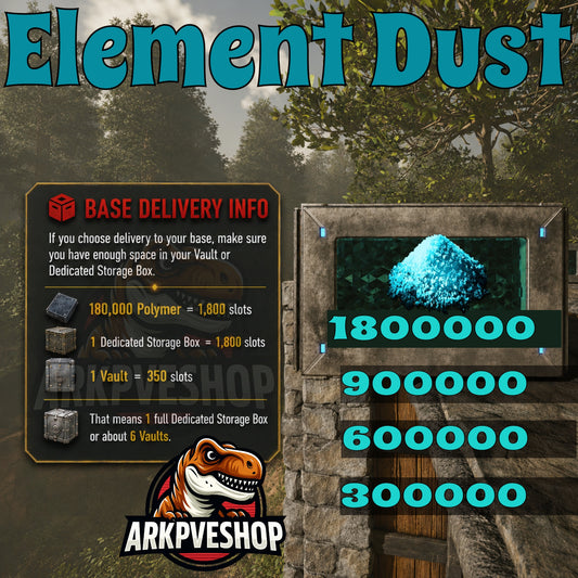 Ark Ascended Pve - Element Dust